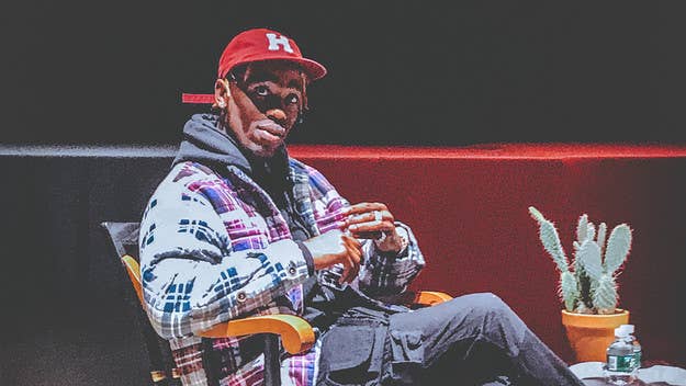Travis Scott visited Harvard for a "Master Class on Creativity" this week. Here's what went down.