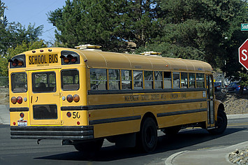 School bus in Idaho