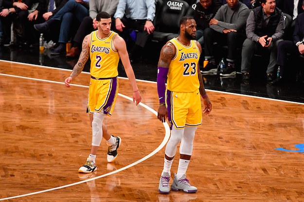 Lebron and clearance lonzo