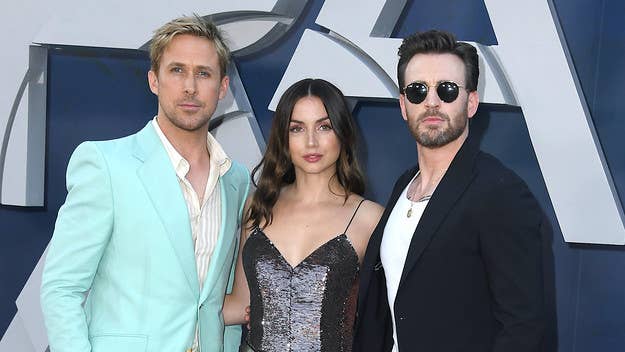 Ana De Armas and Chris Evans talked about working with the Russo Brothers, creating the fight scenes, and how Evans found clarity in playing a villain.