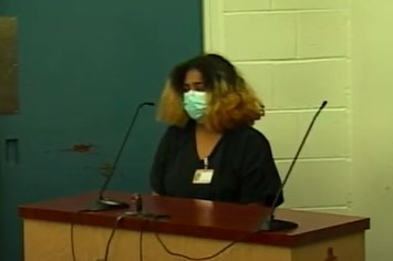 A Florida mother is seen making an appearance in court