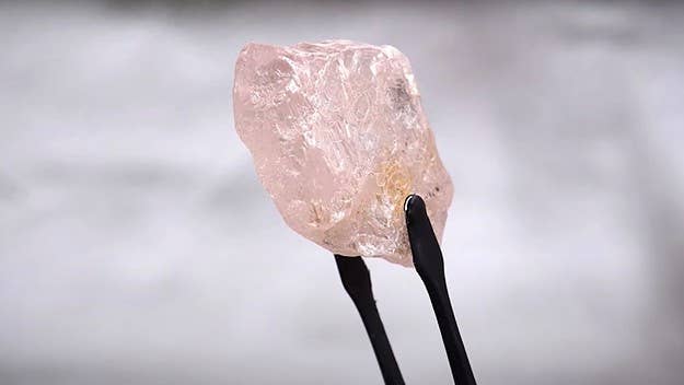 The rare 170-carat stone was discovered at the Lulo mine in northeast Angola. The stone—fittingly dubbed the Lulo Rose—will be sold at international tender.