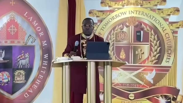 Brooklyn Bishop Lamor Whitehead, who was robbed of his jewelry during a livestreamed sermon, has denied claims he stole $90k from a congregant.