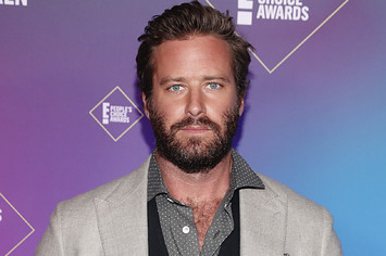 Armie Hammer is pictured at a red carpet event