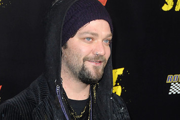 Bam Margera is seen at a red carpet event