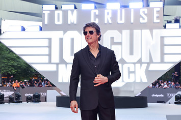 Tom Cruise attends the Mexico Premiere of "Top Gun: Maverick."