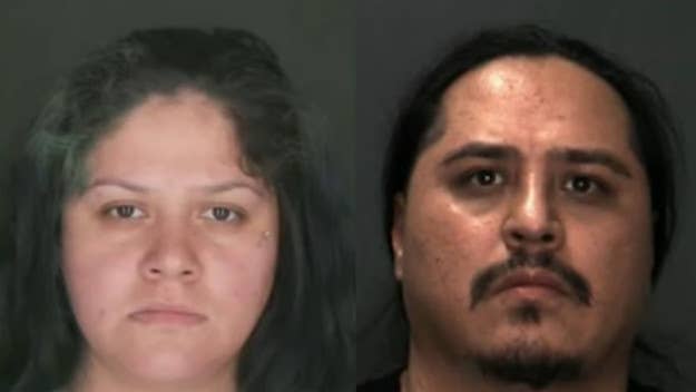 Rialto, California couple Jessica Salas-Ruiz and Fernando Inzunza have been arrested after they allegedly tortured and even branded five young relatives.