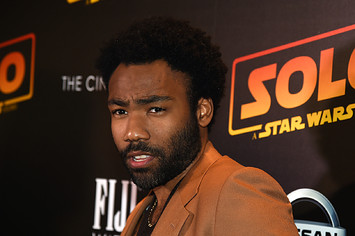 Donald Glover attends "Solo: A Star Wars Story" New York Premiere