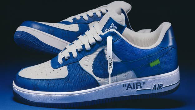 The online launch of the Louis Vuitton x Nike Air Force 1 by Virgil Abloh collection will take place on Louis Vuitton's website in July 2022.