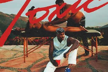 YG is pictured in the cover art for his new single
