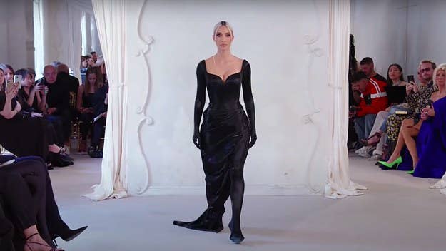 The luxury house's 51st couture collection, which marks Demna's second couture entry as creative director, was unveiled with a presentation in Paris.