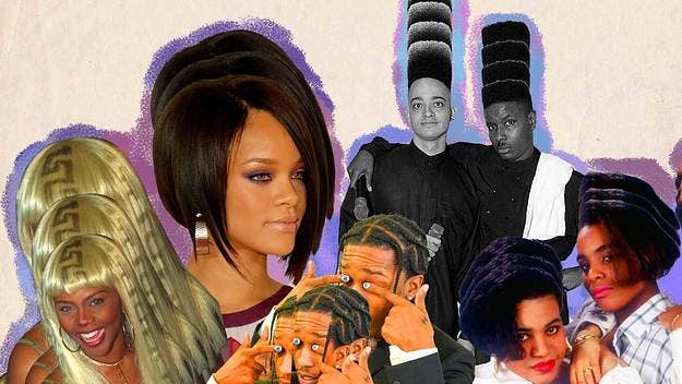 Whether it’s hairstyles or makeup looks, so many beauty trends were started by hip-hop artists. Everything from Lil' Kim's logo wig to ASAP Rocky's nail art.