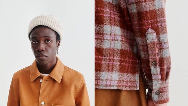 Notable pieces from AKOG FW22 collection include the Derbin Shirt, covered with a colourful in-house print inspired by the area’s natural world​​​​​​​.