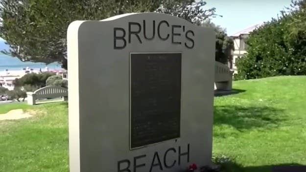 Bruce's Beach was purchased in 1912 by Willa and Charles Bruce, a Black couple who turned the property into a seaside resort for Black residents.