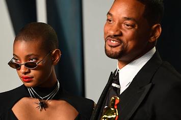 Willow Smith and Will Smith attend the 2022 Oscars