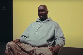 Virgil Abloh is pictured in a posthumously released interview