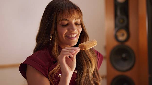Actress and songwriter Leslie Grace pulled up in the heart of New York City's biggest borough to talk her career, her creativity, and her favorite ice cream.