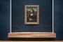 The Mona Lisa at the Louvre in Paris, France