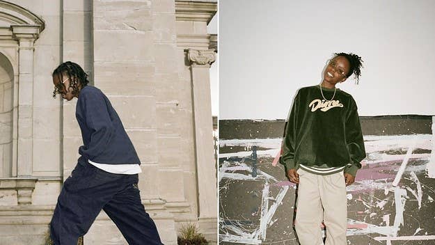 The new series is highlighted by Dime’s use of corduroy fabric, which has been utilised across signature Dime’s Dino Cord Pants in shades of green and navy.