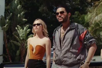 The Weeknd and Lily-Rose Depp in HBO's 'The Idol'