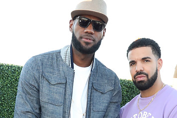 LeBron James and Drake attend Pool Party In Toronto For Caribana 2017
