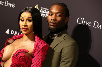Cardi B and Offset attend the GRAMMY Salute to Industry Icons Honoring Sean "Diddy" Combs
