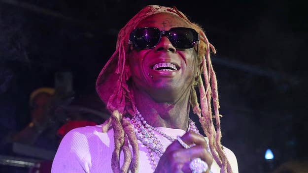 Lil Wayne took the stage on Saturday night for the Young Money Reunion show at Drake's October World Weekend festival, where he teased his forthcoming album.