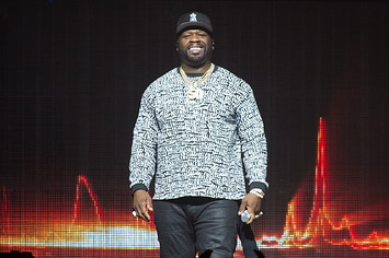 50 Cent performs on June 17, 2022