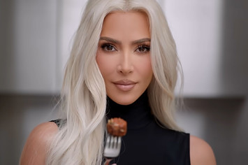 Kim Kardashian in a commercial for Beyond Meat