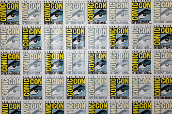 Comic Con logo is pictured