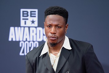 Joey Badass attends the 2022 BET Awards at Microsoft Theater on June 26, 2022