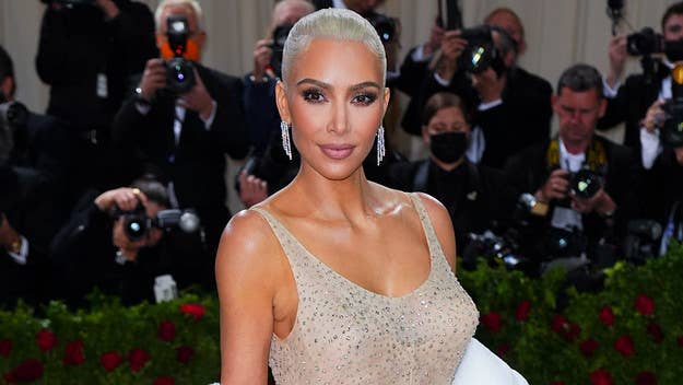 The Instagram account of the Marilyn Monroe Collection showed photos of the bedazzled dress previously worn by Kim Kardashian at the 2022 Met Gala.