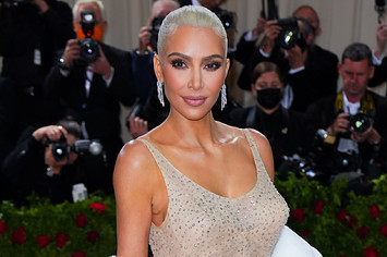 Kim Kardashian attends the 2022 Met Gala.
