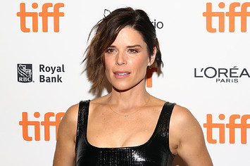 Neve Campbell attends the "Castle In The Ground" premiere.