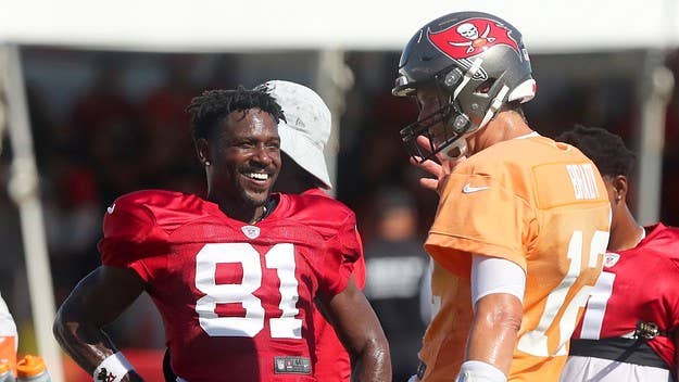 In a series of tweets posted Wednesday, Antonio Brown called out Tom Brady for leaving Bucs training camp just weeks before the start of the new NFL season. 