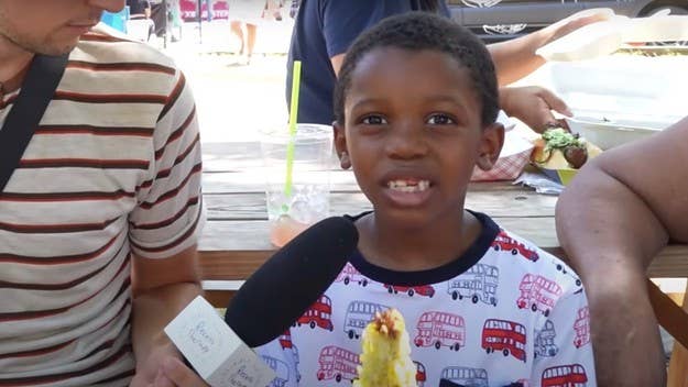 Tariq went viral last month when he was interviewed by 'Recess Therapy.' The 7-year-old boy and his family traveled from New York to celebrate his new title.