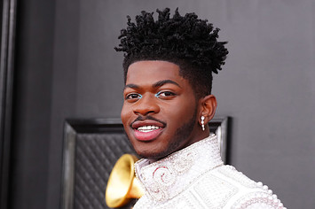 Lil Nas X attends the 64th Annual GRAMMY Awards at MGM Grand Garden Arena