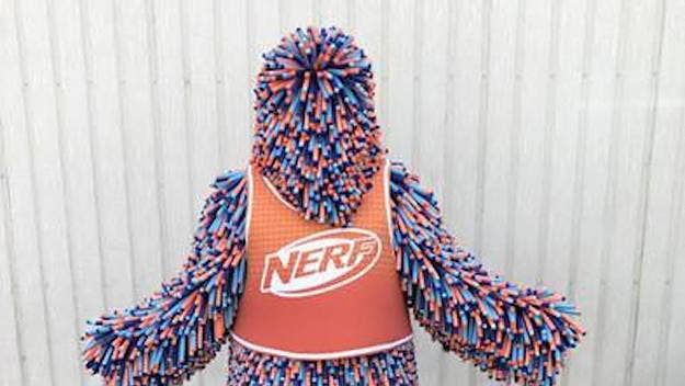 The toy company introduced consumers to "Murph," an anthropomorphic character made entirely of foam darts. The mascot will appear in ads later this month.