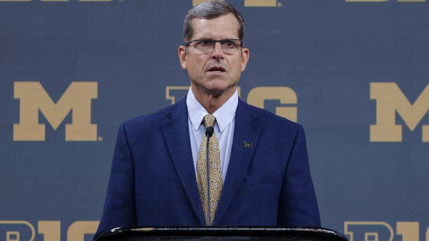 Michigan's Jim Harbaugh reiterated his stance on abortion, saying he and his wife "will take that baby” if players or staff experience an unintended pregnancy.