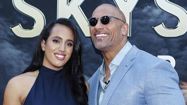 Dwayne 'The Rock' Johnson's 20-year-old daughter Simone announced her wrestling name on Twitter Sunday, changing her handle to @AvaRaineWWE.