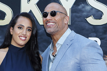 Dwayne 'The Rock' Johnson and Daughter Simone