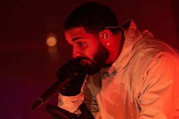Drake performing live for news story