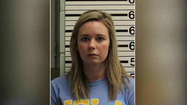 Marka Bodine was sentenced to 60 days in prison for sexually abusing a former student, but her sentence has been delayed because she had recently given birth.