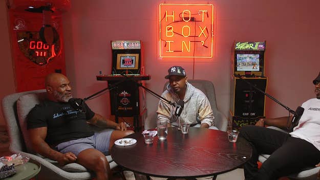 Juelz Santana made an appearance on the 'Hotboxin’ with Mike Tyson' podcast, and asked the former boxer to help explain an awkward clip from 2003.