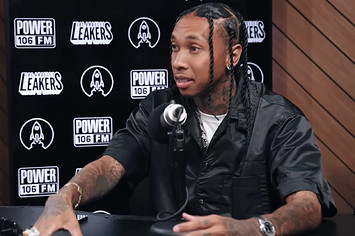 Tyga in an interview on Power 106 Los Angeles