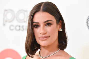Lea Michele attends Elton John AIDS Foundation's 30th Annual Academy Awards Viewing Party.