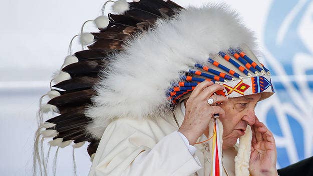 Pope Francis delivered a public apology on Monday for the Catholic Church’s role in Canada’s “disastrous” residential school system for Indigenous children.