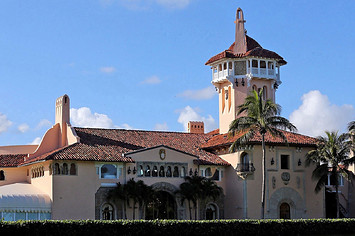 Former President Donald Trump's Mar-a-Lago resort in Palm Beach, Florida.