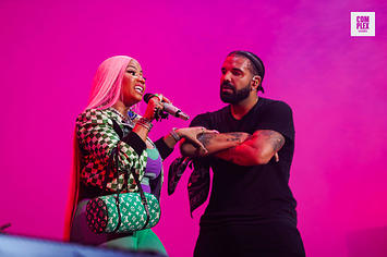 Drake and Nicki Minaj at OVO Fest in Toronto