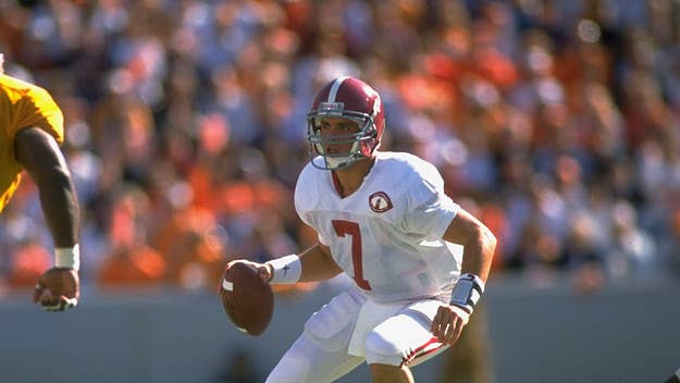 Jay Barker, who led the Alabama Crimson Tide to a national championship in 1992, has avoided jail time after allegedly trying to hit his wife with a car.